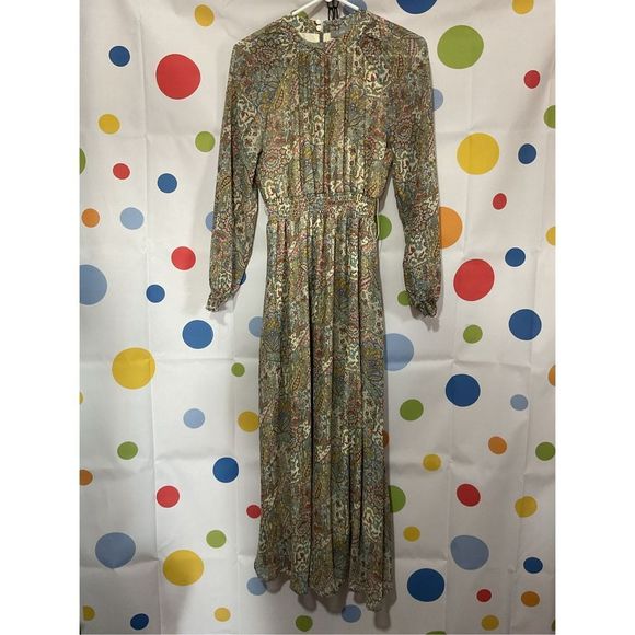 Lark & Grey Dress Cottage Style Floral Size Small 🌻🌸 - Picture 13 of 15